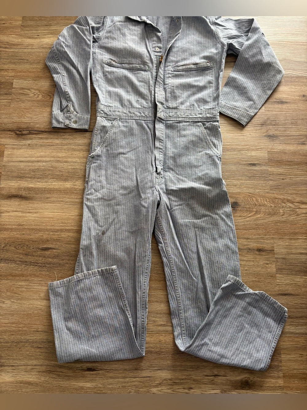 Key imperial coveralls overalls 38 long Preloved zip and snap VINTAGE!